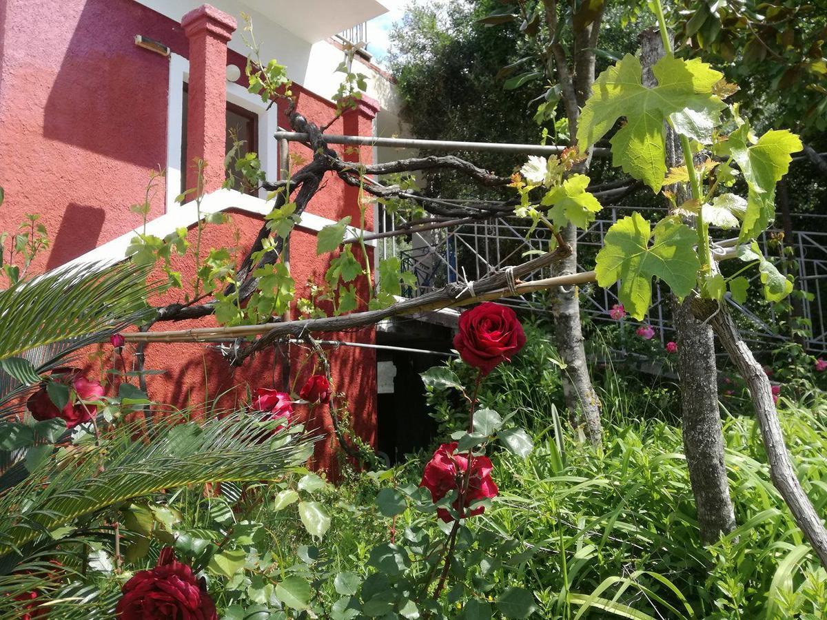 Madalenas B&B Pelekas Bagian luar foto